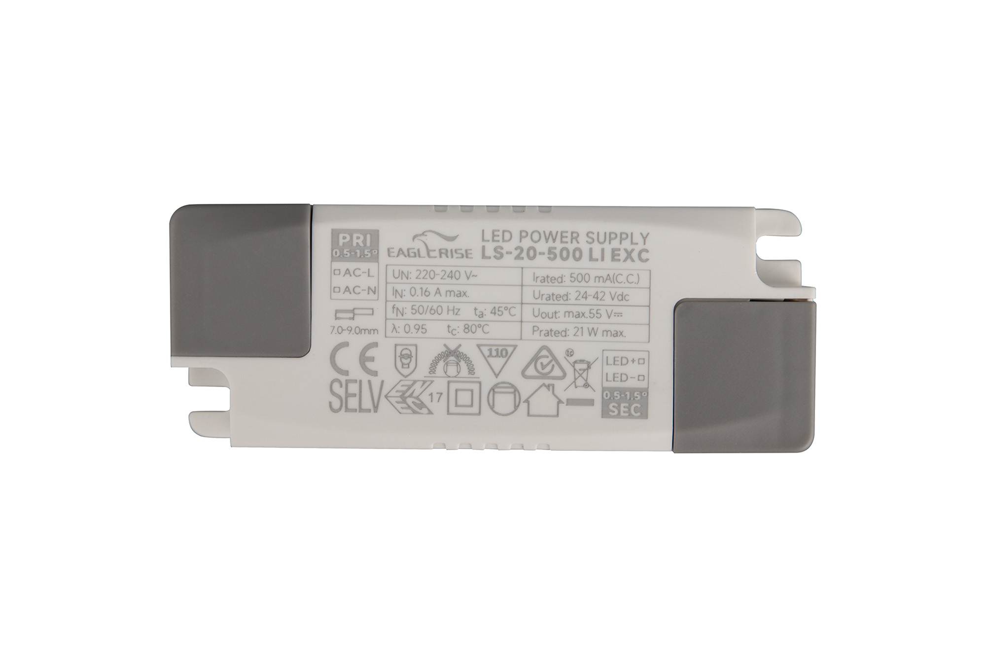 M8801  Sunset, 20W, 500mA, LED Driver, On/Off, 5yrs Warranty